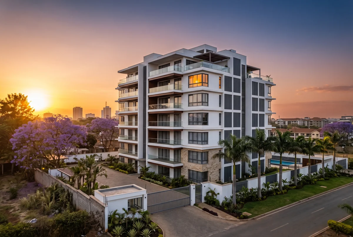 Modern apartment building managed on the platform